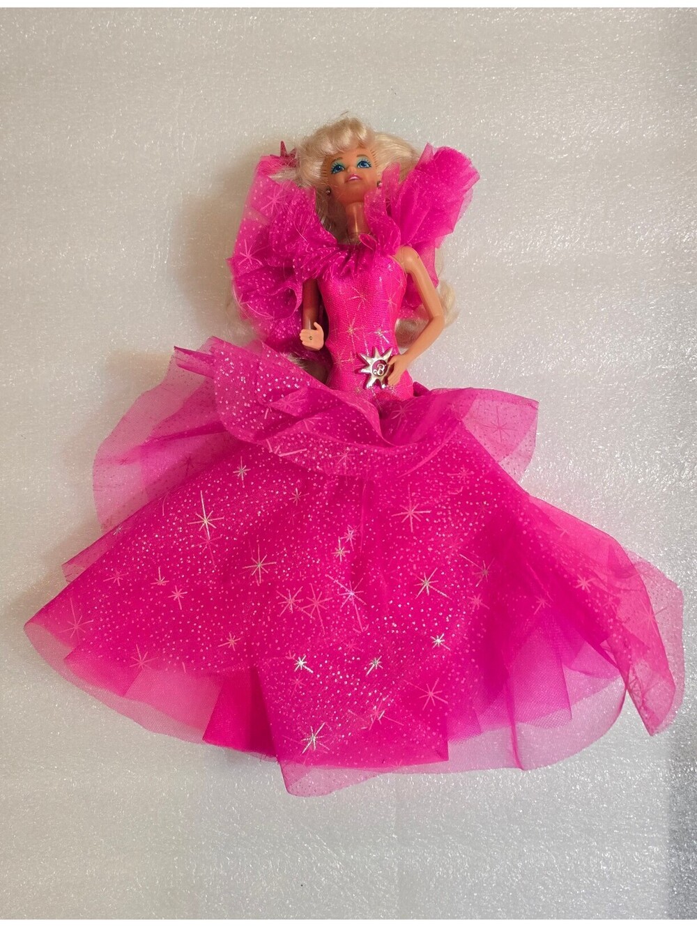 HAPPY HOLIDAY Barbie Hot Pink Special Edition Glitter Dress